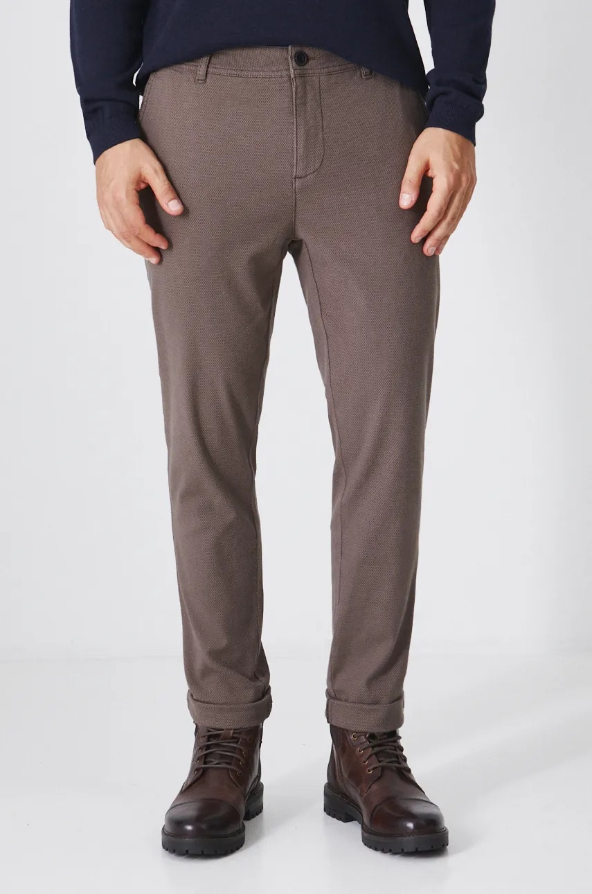 Medicine pantaloni barbati, culoarea maro, mulata Medicine pantaloni barbati, culoarea maro, mulata