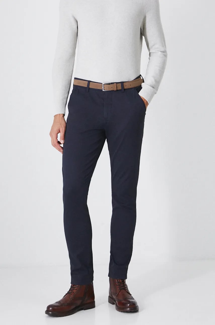 Medicine pantaloni barbati, culoarea albastru marin, mulata