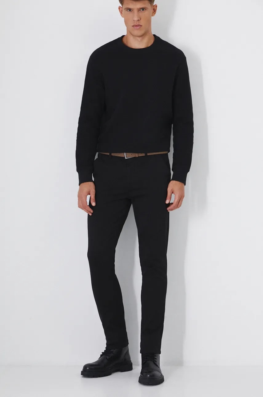 Medicine pantaloni barbati, culoarea negru, mulata Medicine pantaloni barbati, culoarea negru, mulata