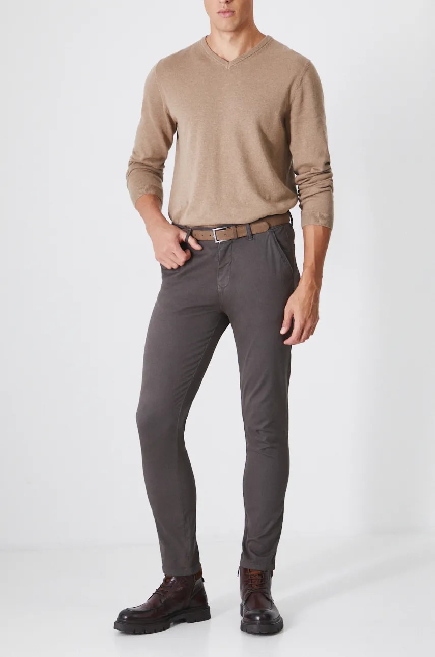 Medicine pantaloni barbati, culoarea gri, mulata Medicine pantaloni barbati, culoarea gri, mulata