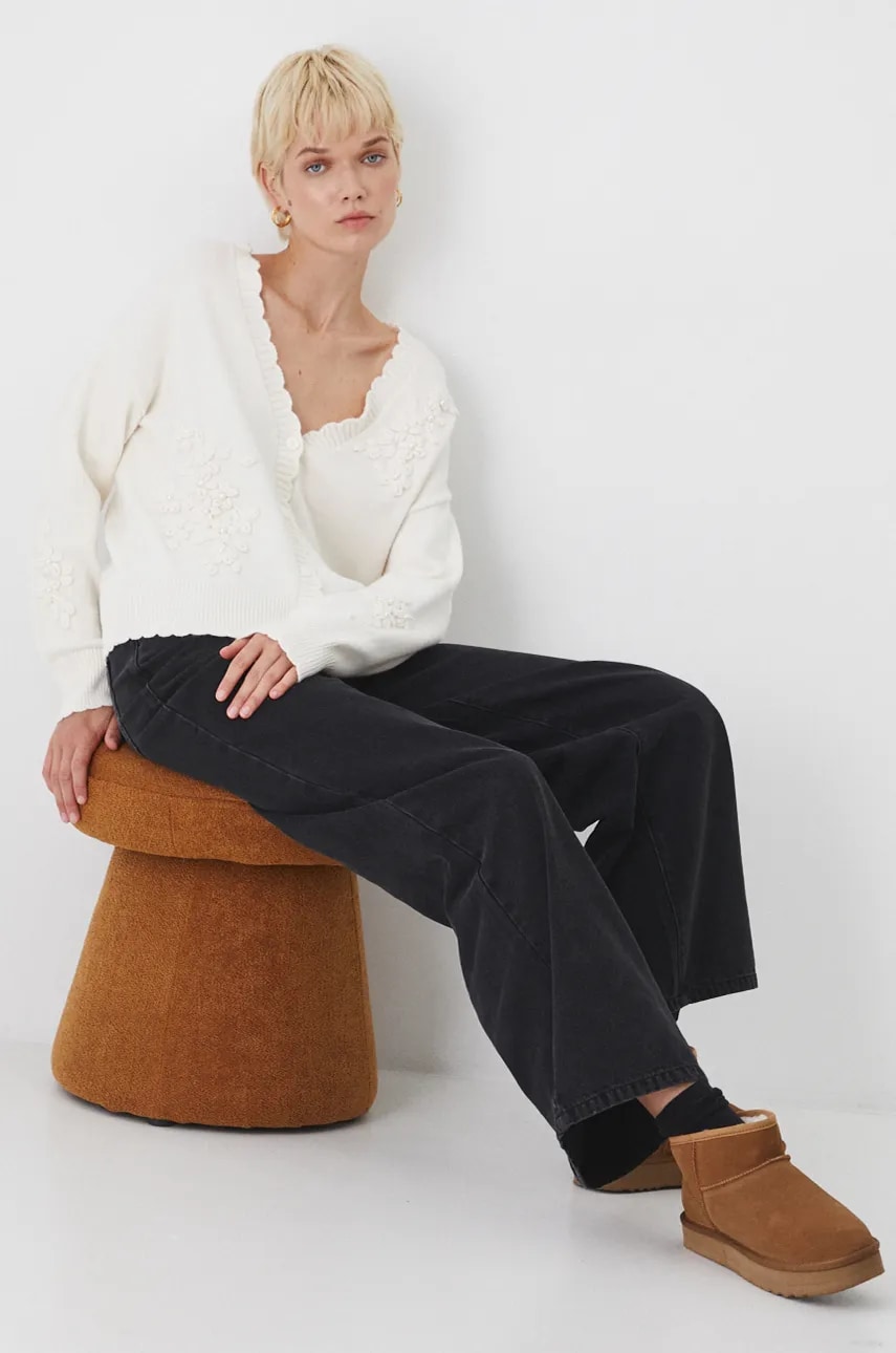 Medicine cardigan femei, culoarea bej Medicine cardigan femei, culoarea bej