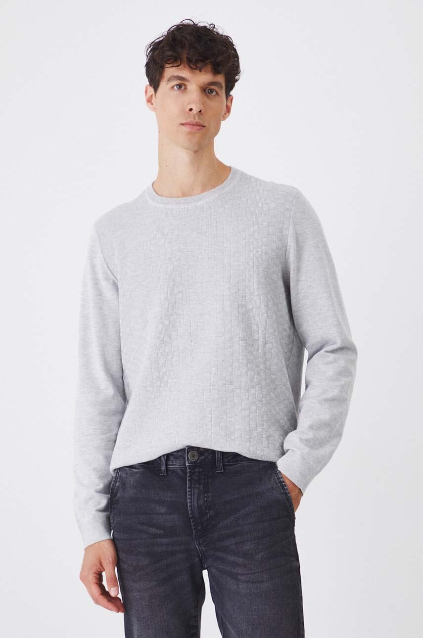 Medicine pulover culoarea gri, light