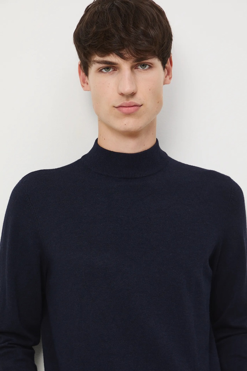 Πουλόβερ Medicine χρώμα: ναυτικό μπλε φωτογραφία