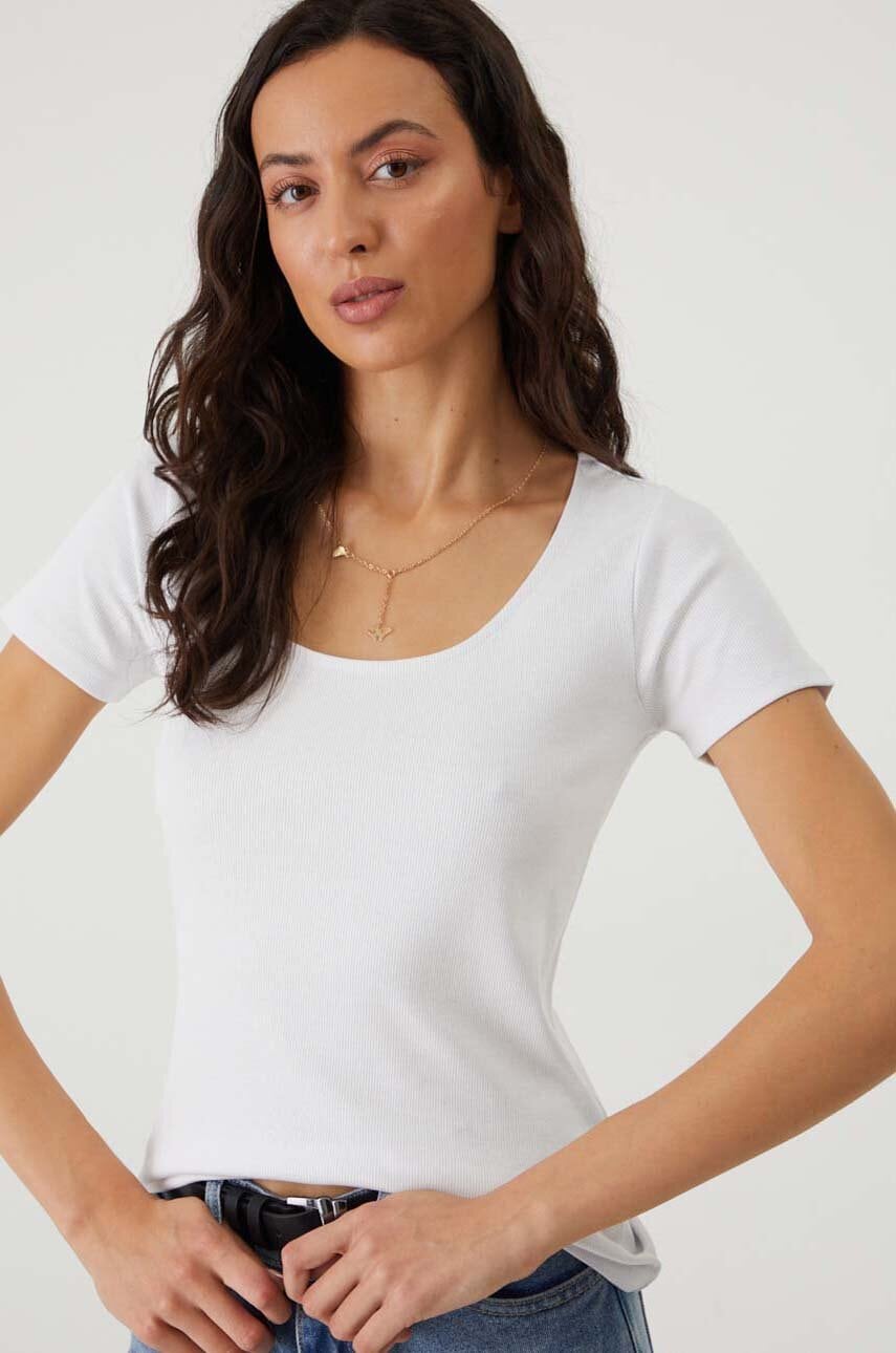 Medicine tricou femei, culoarea alb