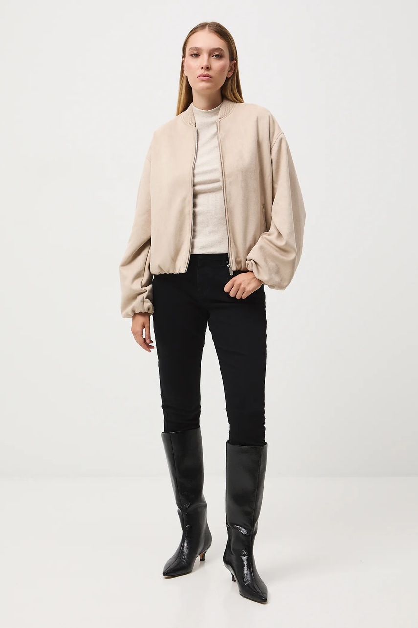 Футболка Medicine цвет бежевый с полугольфом