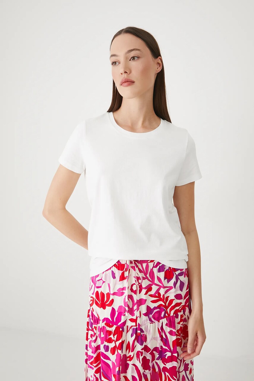 Medicine tricou femei, culoarea alb