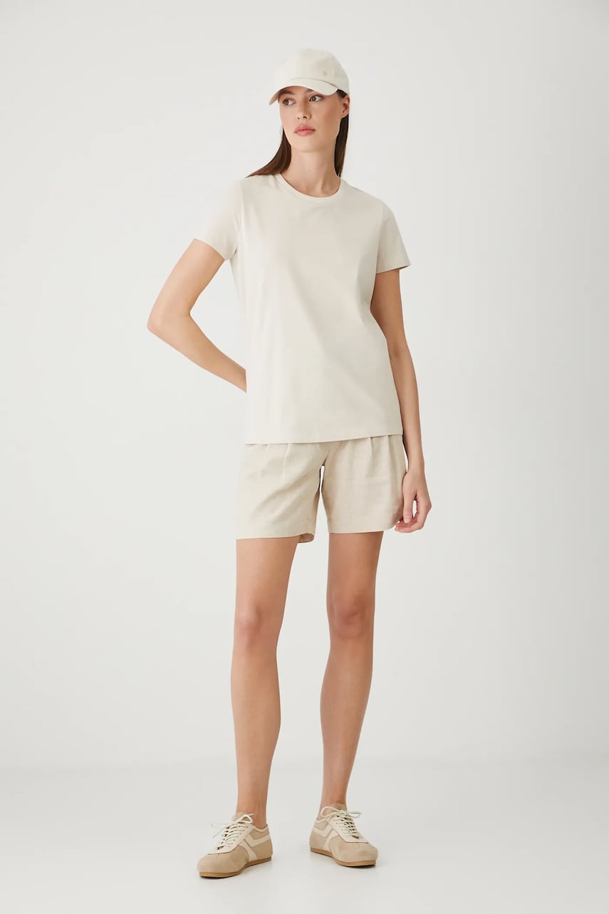 Medicine tricou femei, culoarea bej