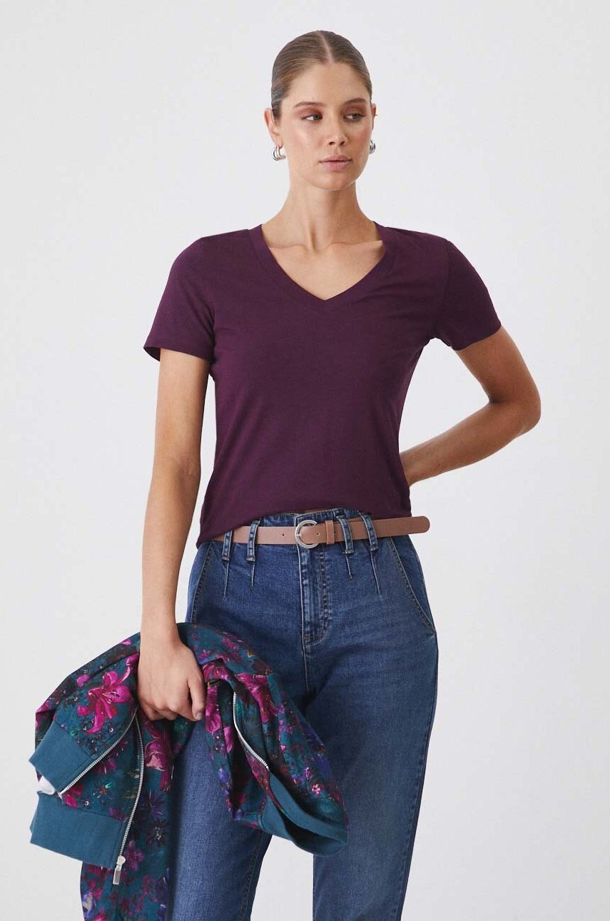 Medicine tricou femei, culoarea violet