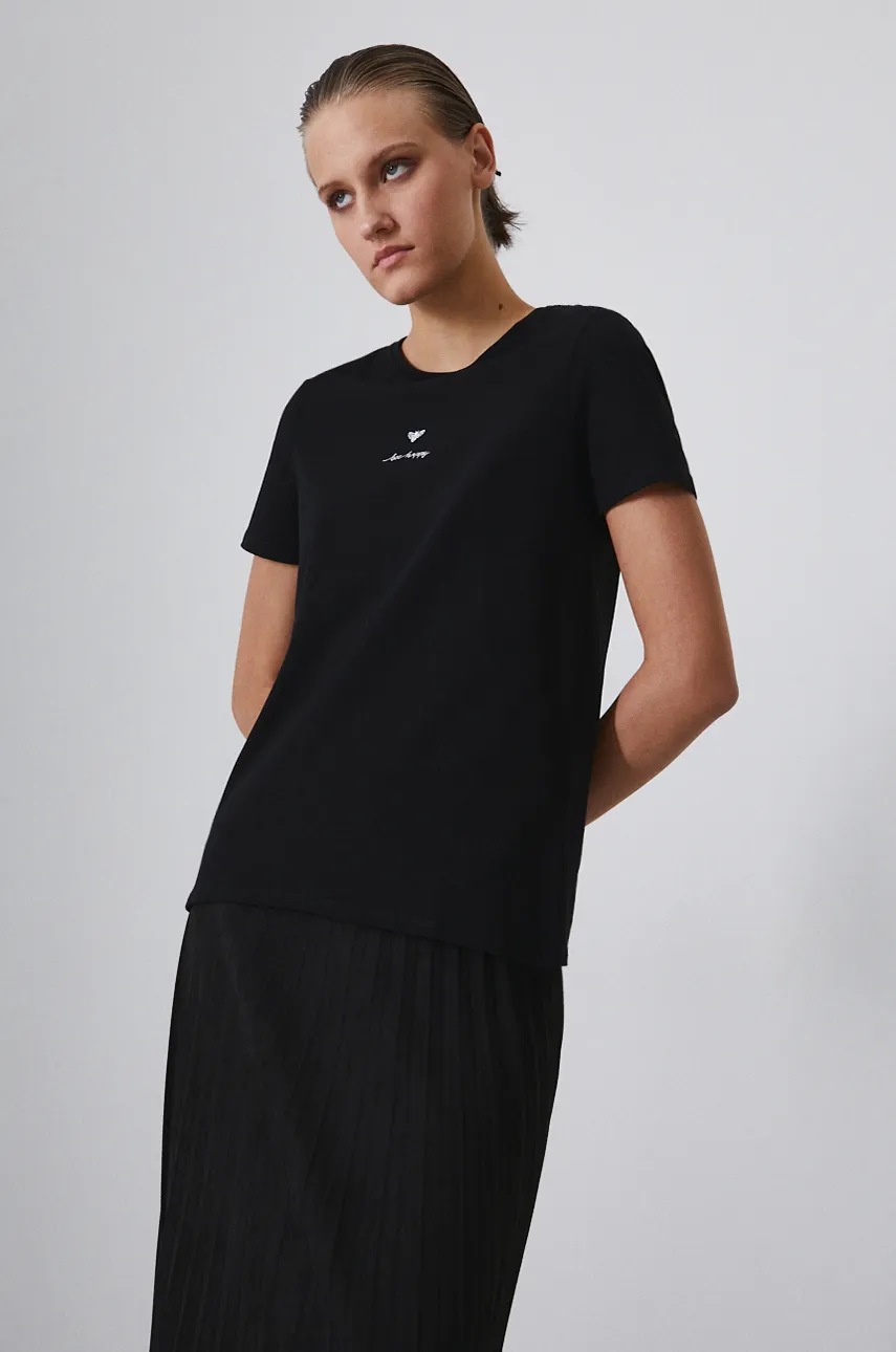 Medicine tricou femei, culoarea negru