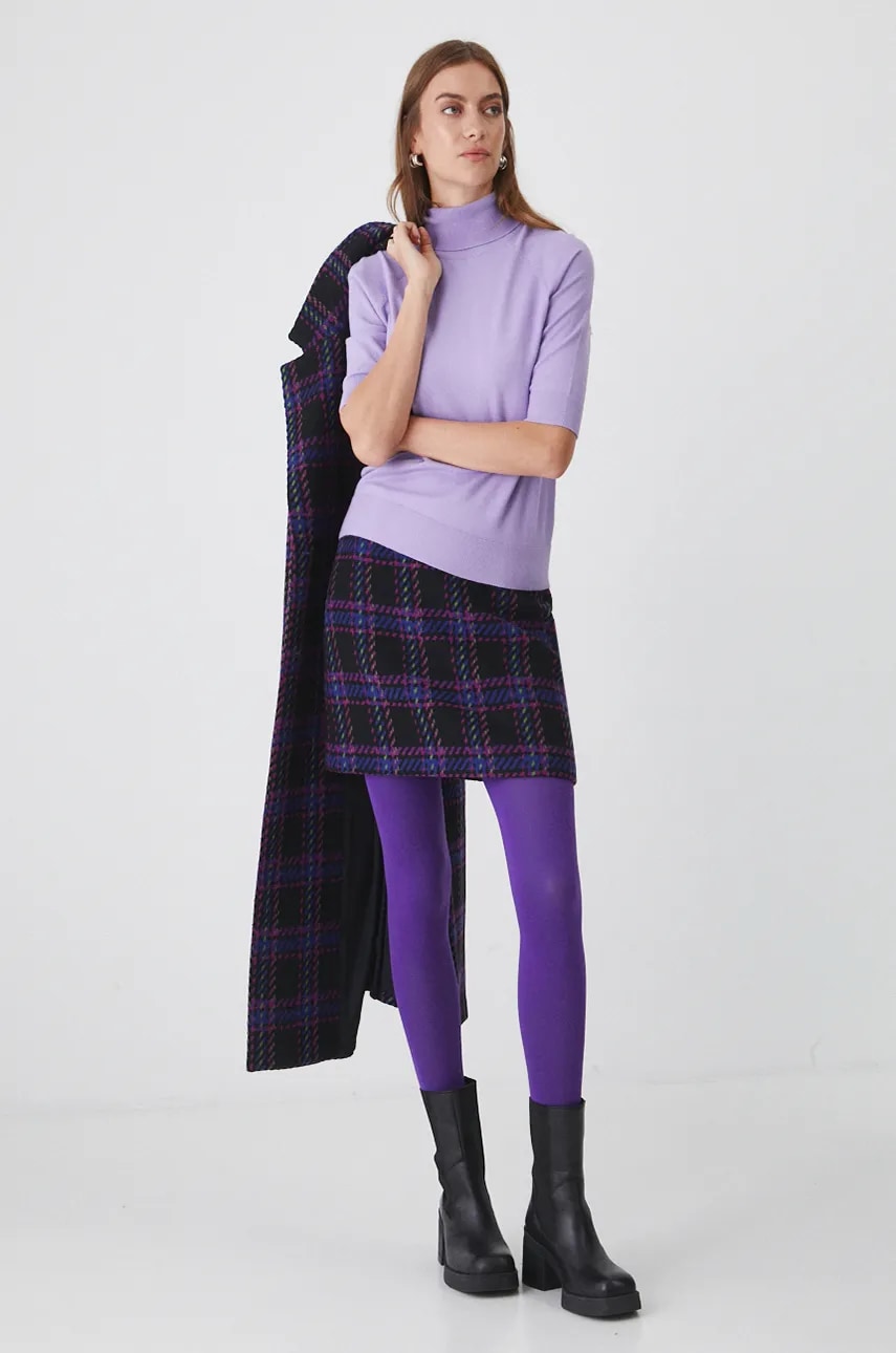 Medicine tricou femei, culoarea roz, cu guler