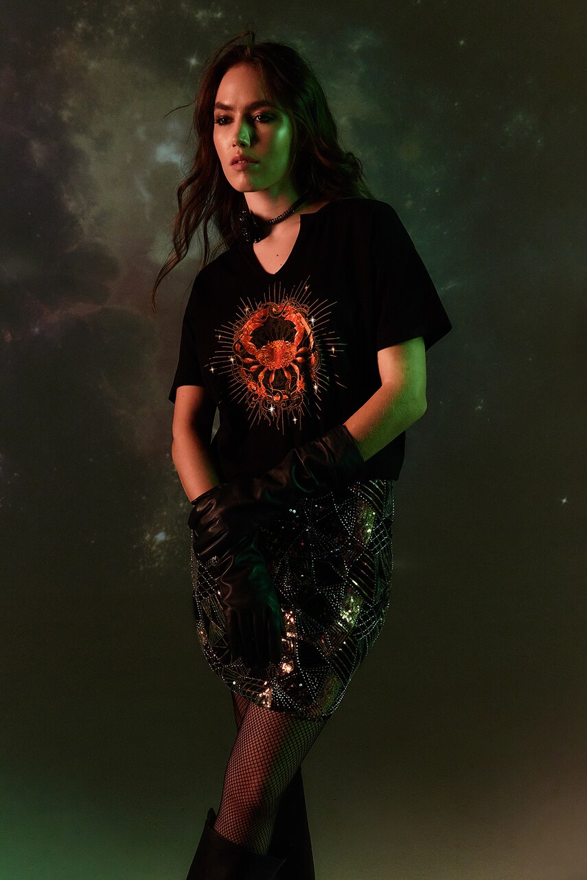Medicine tricou femei, culoarea negru