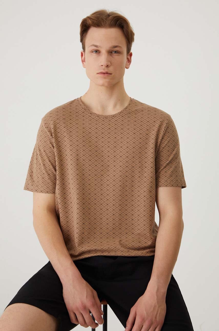 Medicine tricou barbati, culoarea bej