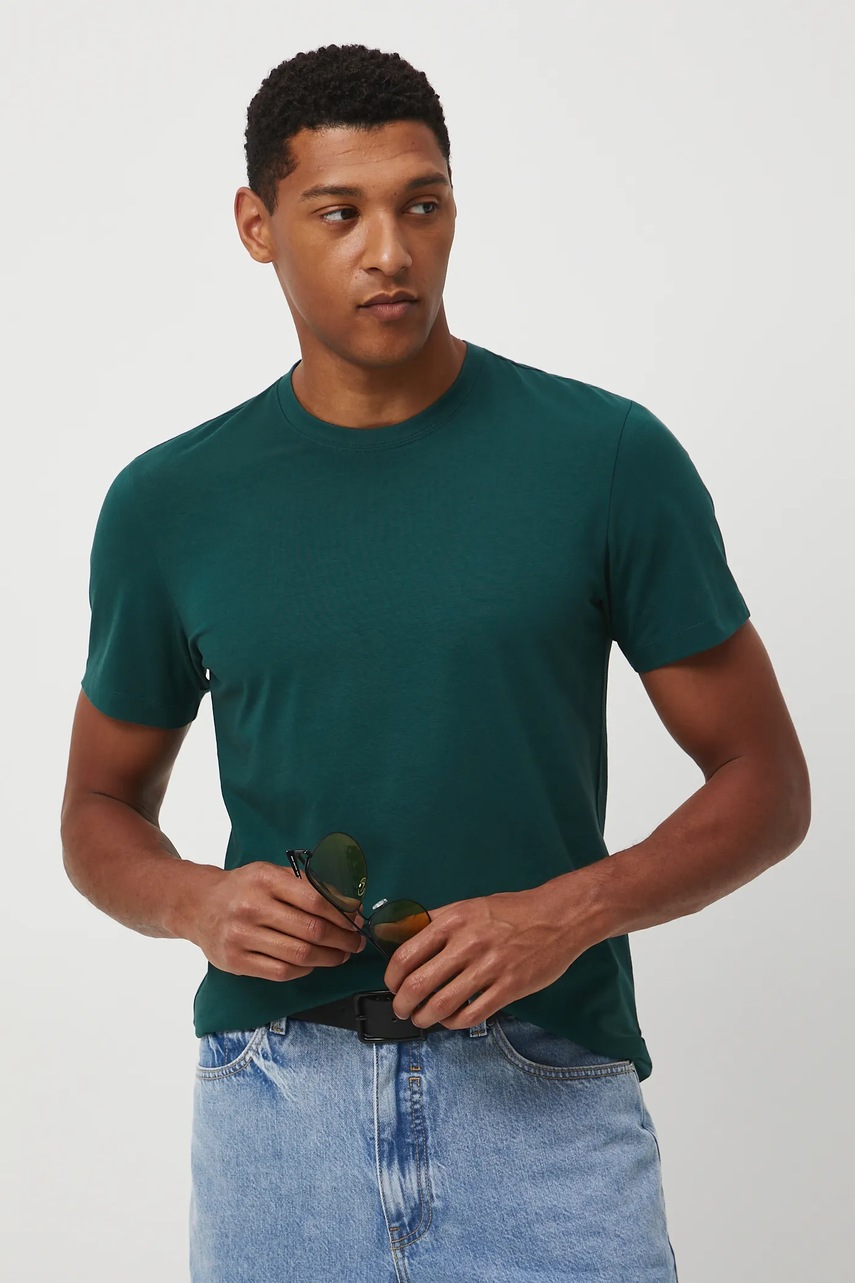 Футболка Medicine цвет бирюзовый однотонная