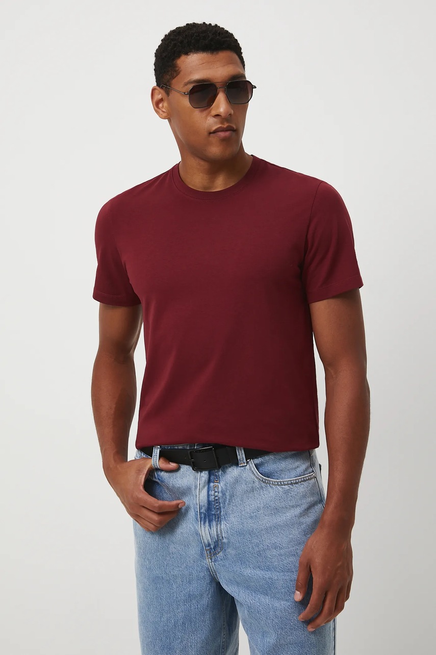 Medicine tricou barbati, culoarea alb, neted