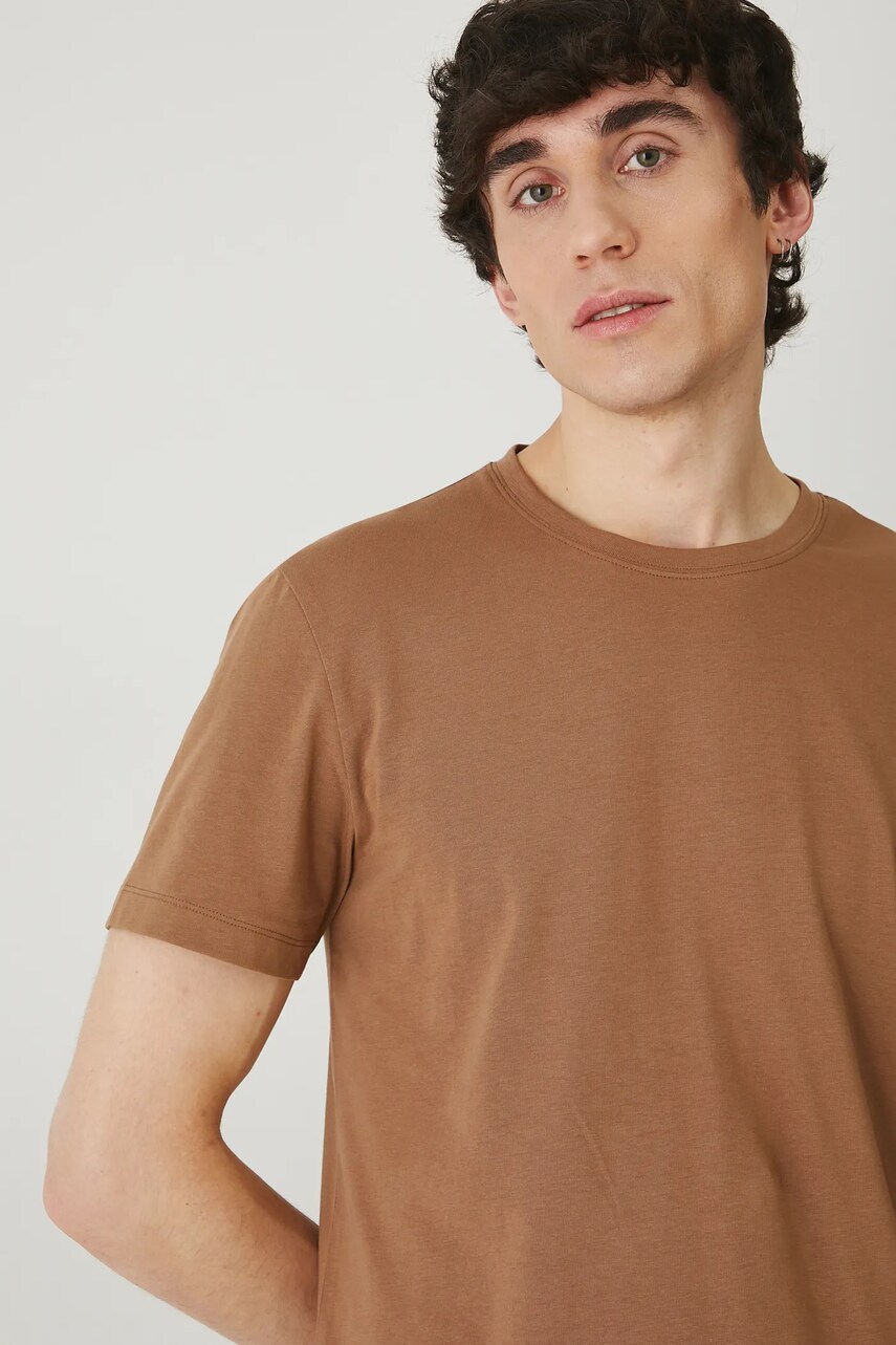 Medicine tricou barbati, culoarea alb, neted