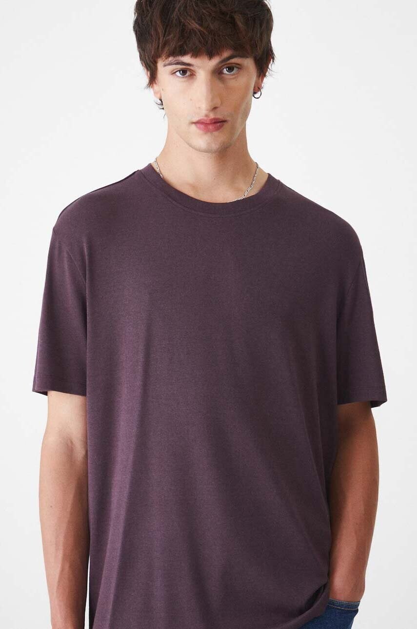 Medicine tricou barbati, culoarea bordo, neted Medicine tricou barbati, culoarea bordo, neted