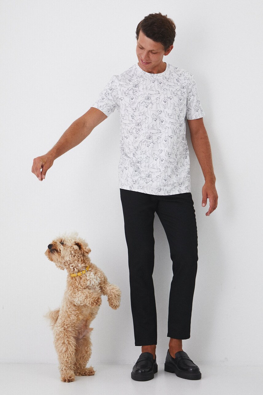 Medicine tricou barbati, culoarea alb, modelator