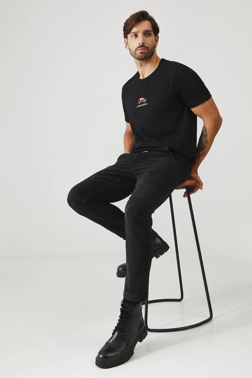 Medicine tricou barbati, culoarea negru, cu imprimeu Medicine tricou barbati, culoarea negru, cu imprimeu