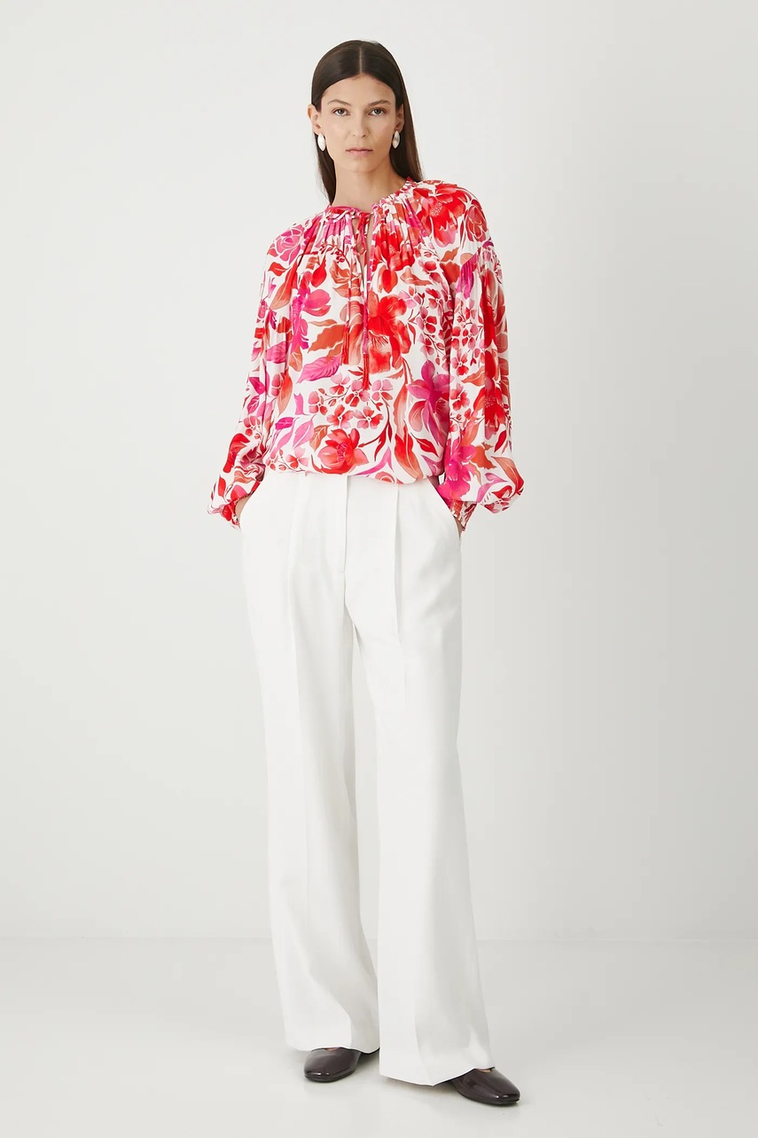 Блузка Medicine цвет белый узор