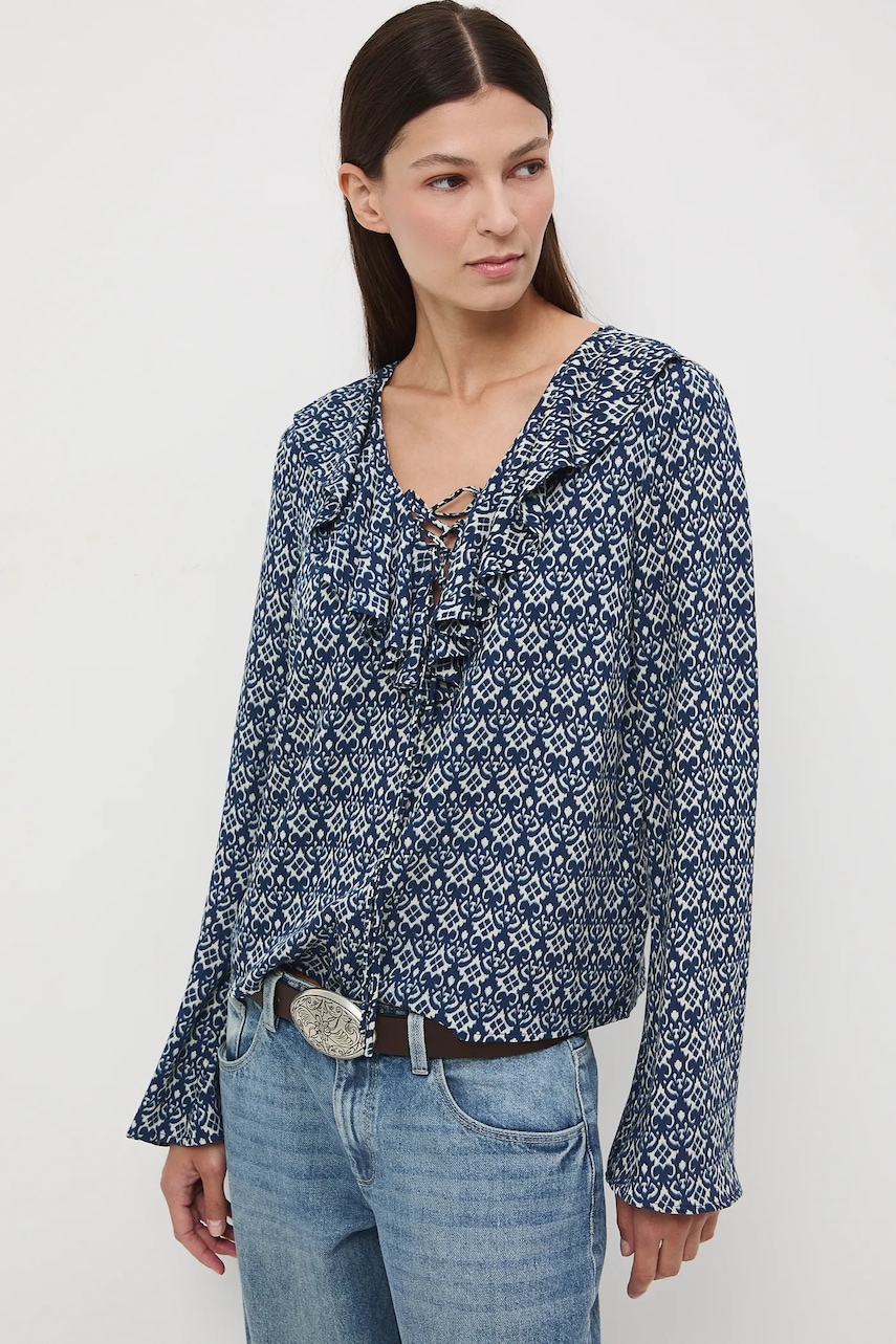 Medicine bluză cu imprimeu