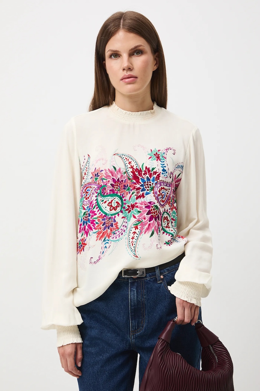 Medicine bluza culoarea bej, modelator