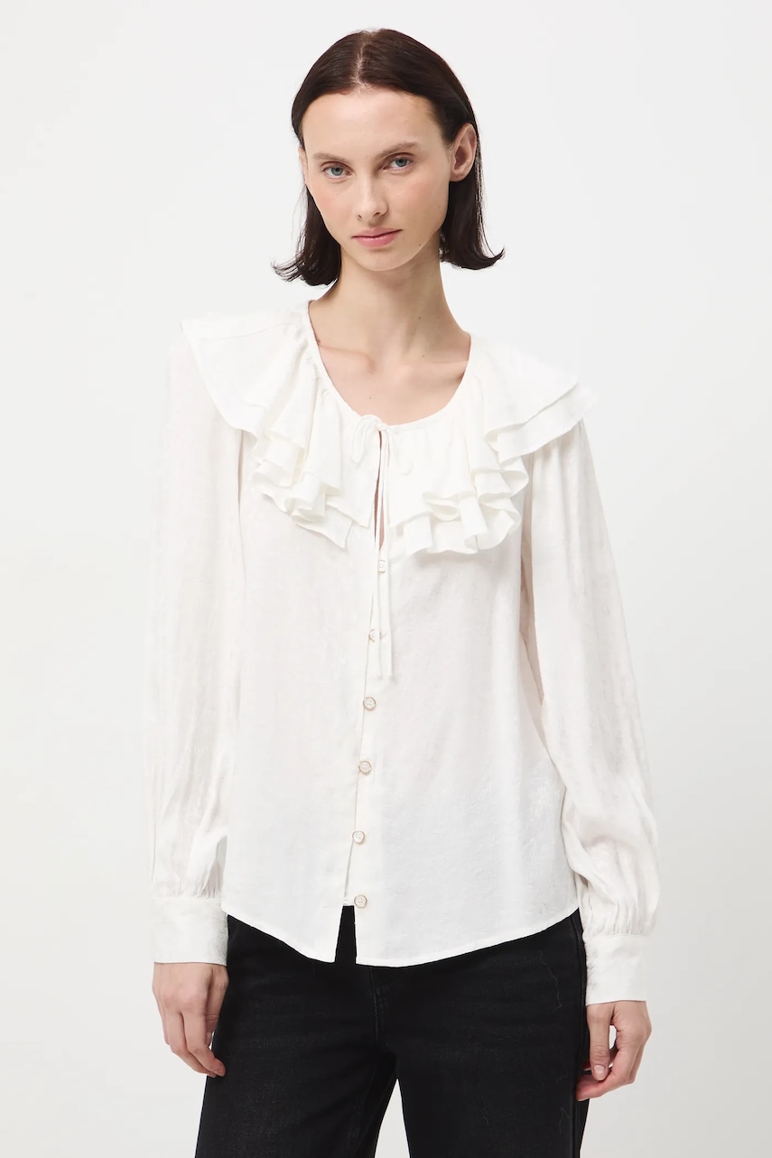 Medicine bluza culoarea alb, modelator