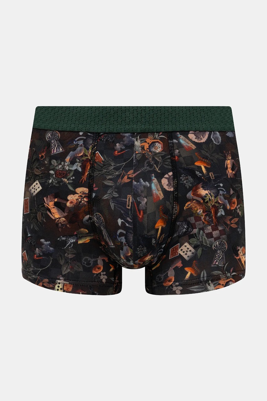 Bavlněné boxerky pánské s elastanem a vzorem (2-pack) (obrázek 2)