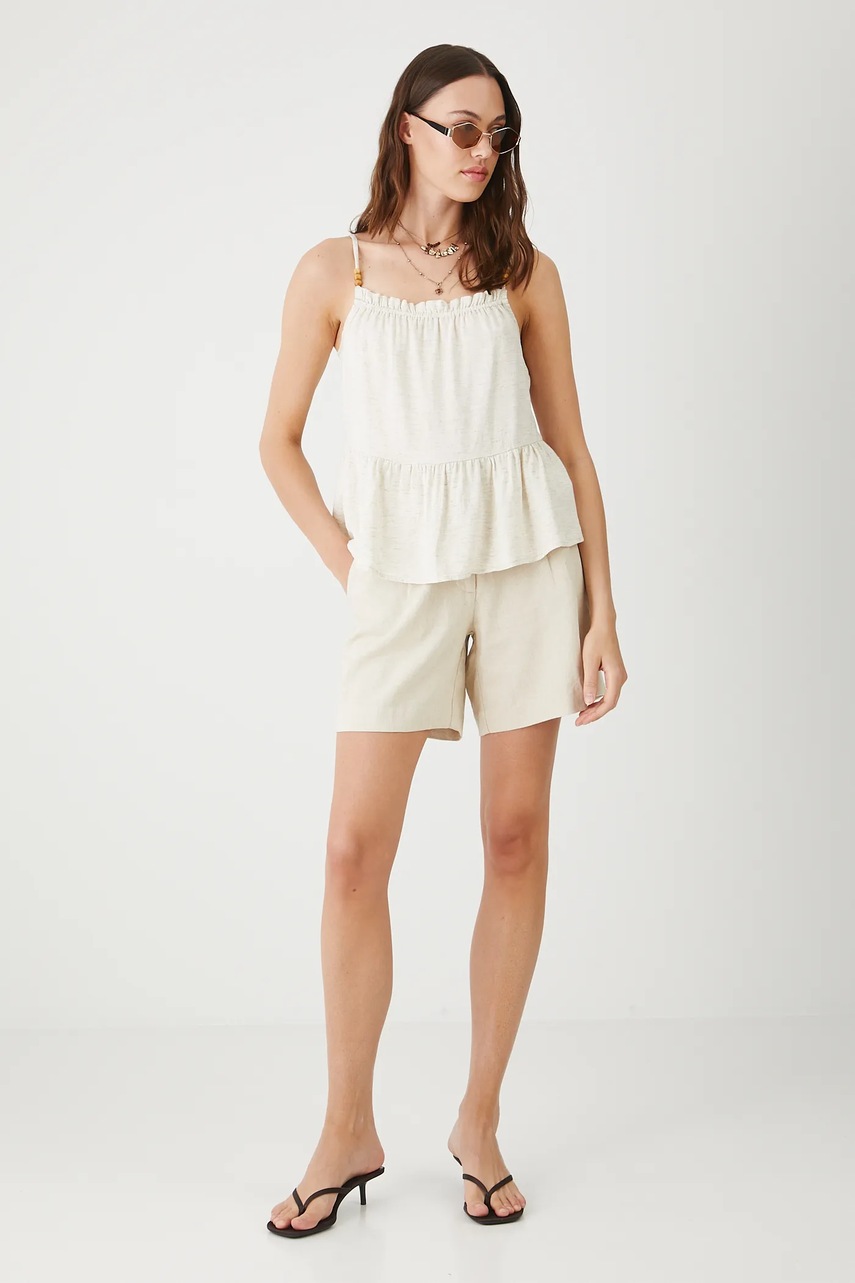 Блузка Medicine цвет бежевый однотонная