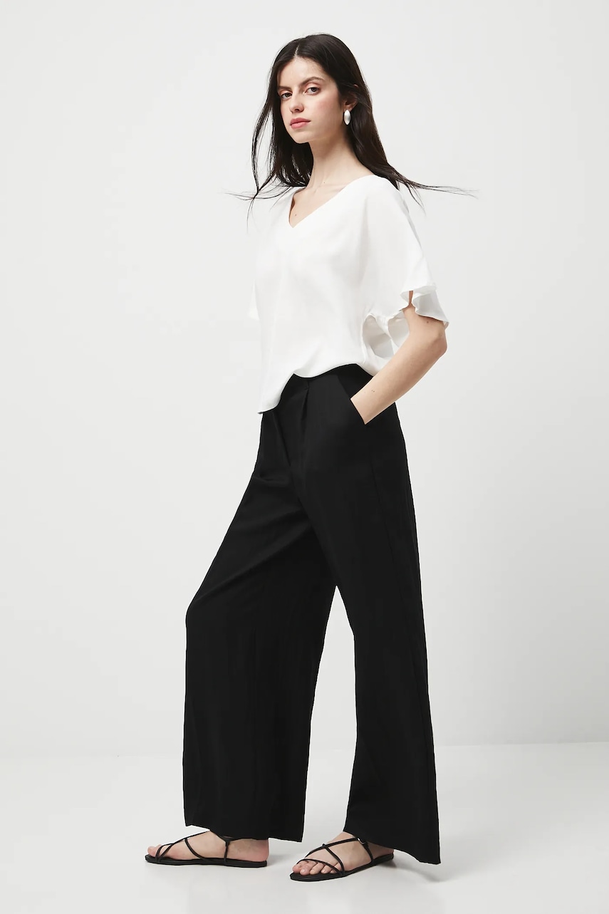 Medicine bluza culoarea bej, neted