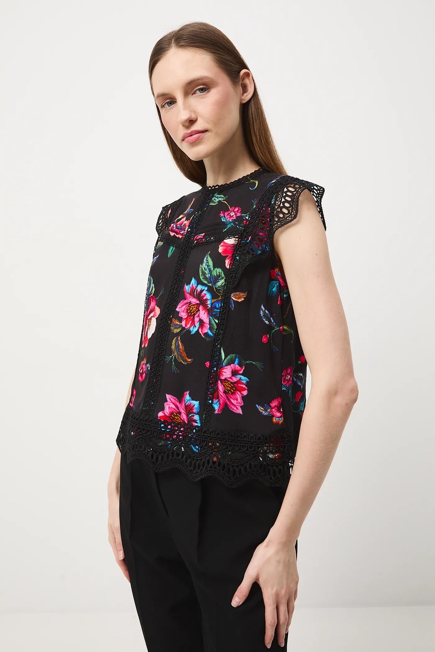 Medicine bluza culoarea negru, modelator