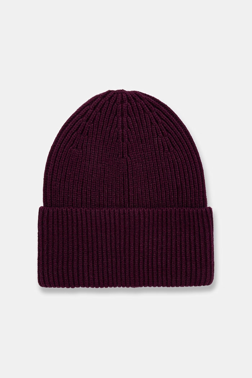Medicine czapka beanie damska z wiskozÄ… bordowa