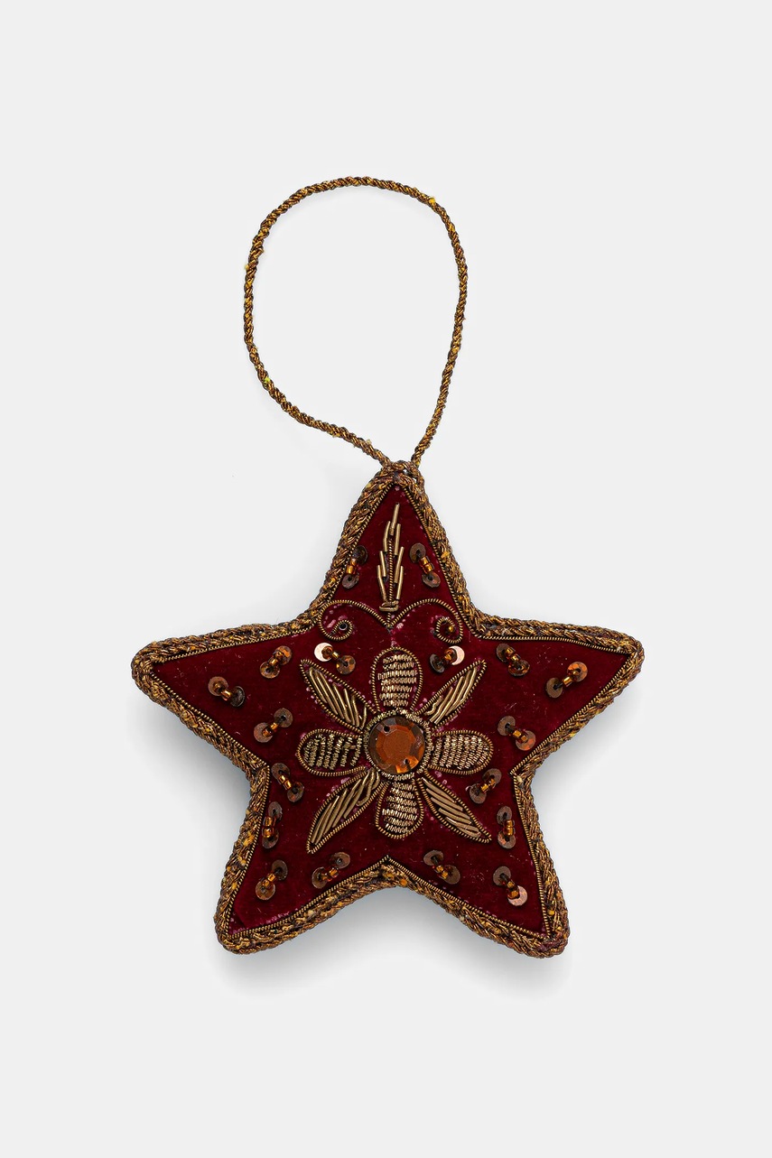 Medicine ornament pentru pomul de crăciun culoarea bordo