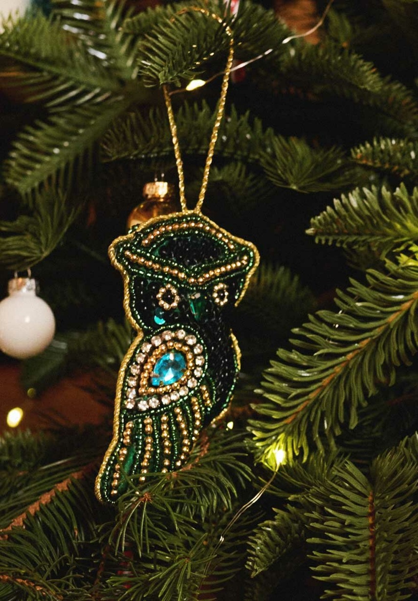 Medicine ornament pentru pomul de crăciun culoarea verde