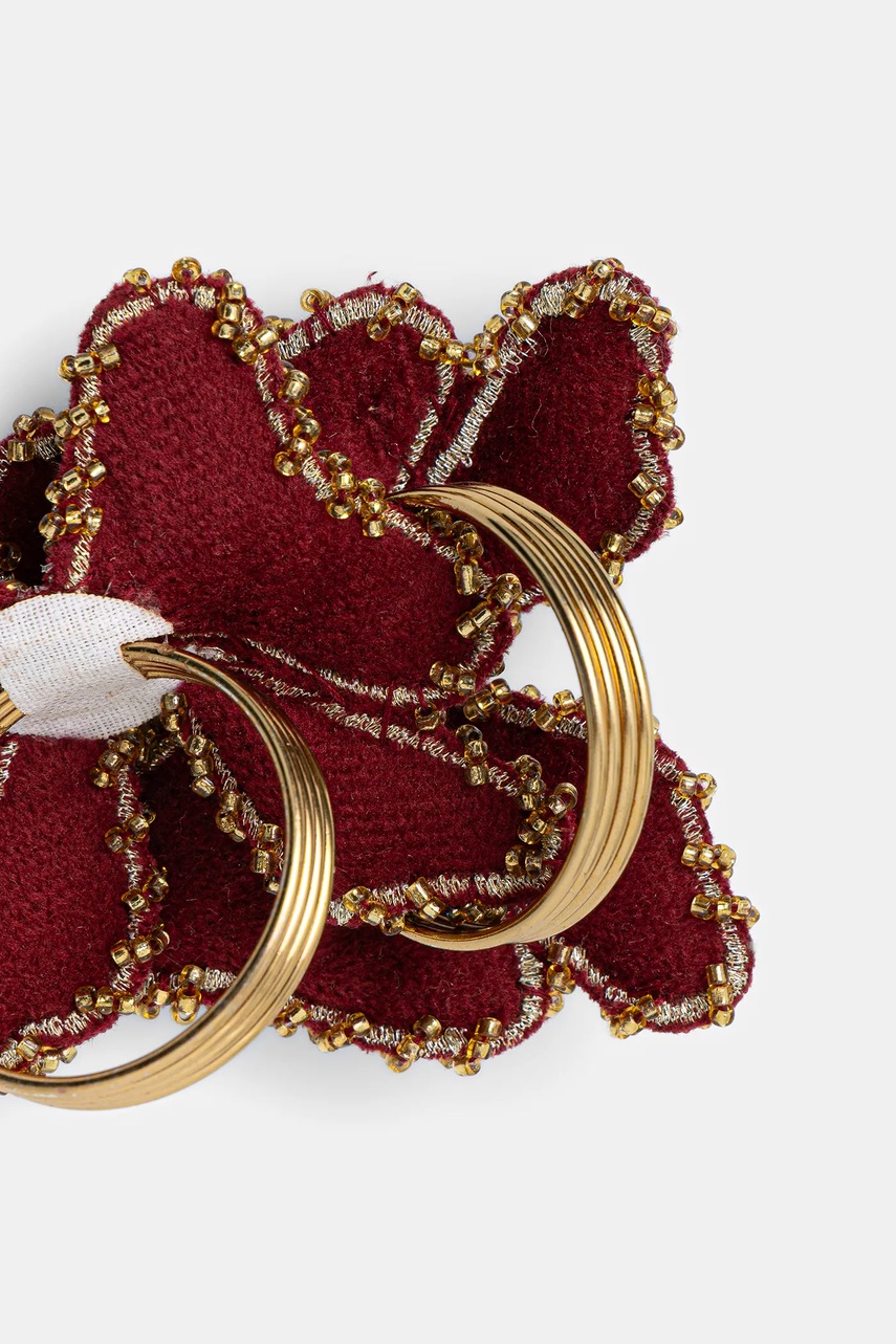 Δαχτυλίδι χαρτοπετσέτας Medicine 2-pack χρώμα: μπορντό φωτογραφία