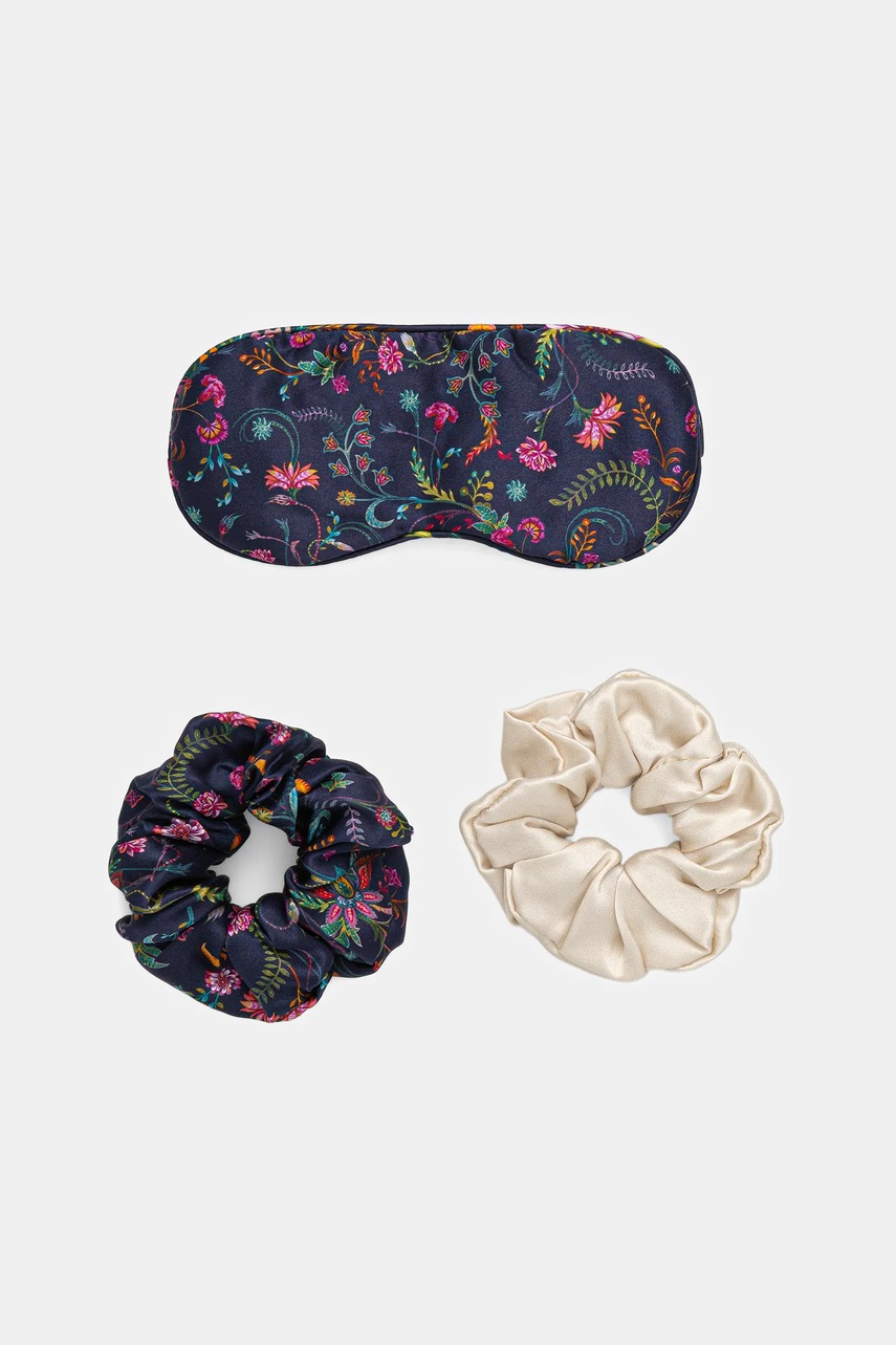 Medicine set de mătase: legături la ochi și bentițe de păr 2-pack culoare multicoloră