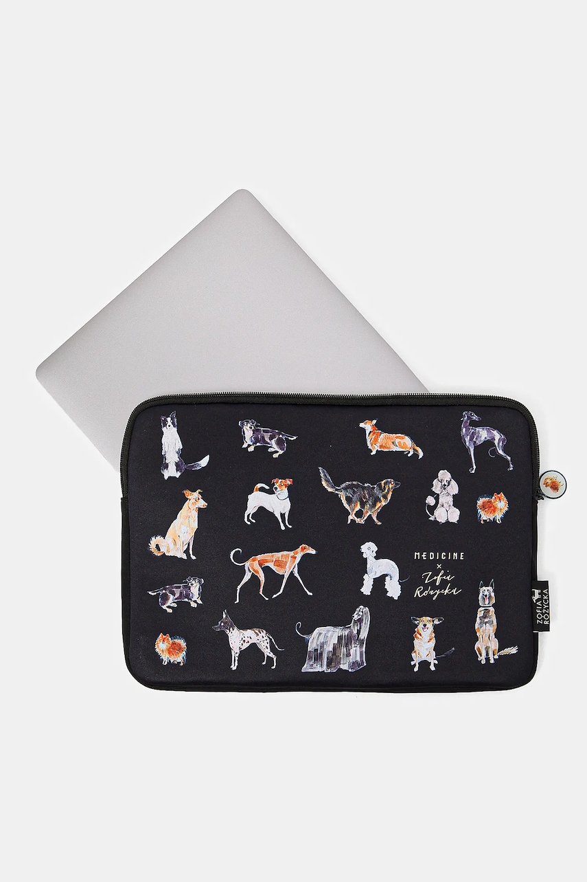 Medicine husă pentru laptop culoare neagră