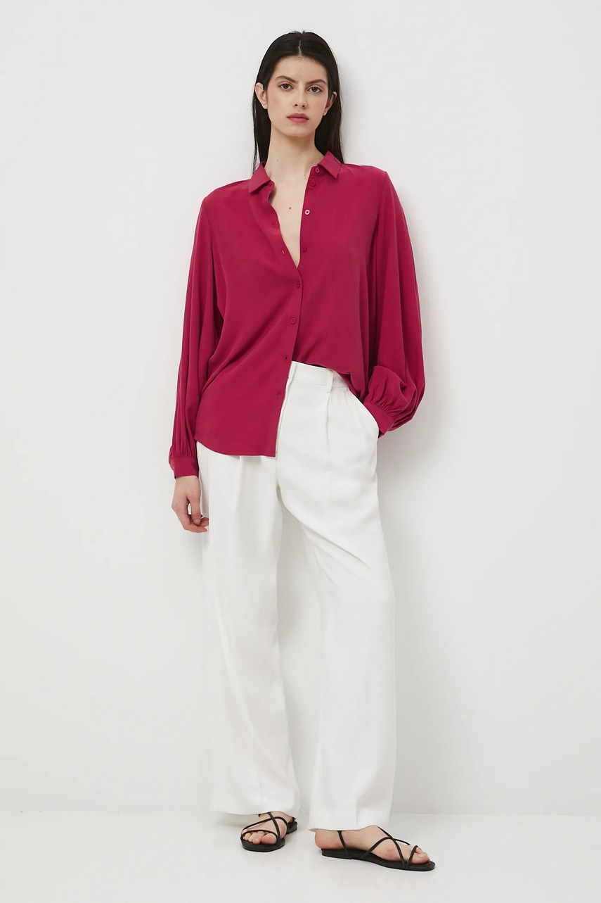 Рубашка Medicine цвет красный regular классический воротник