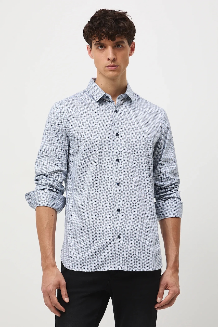 Medicine cămașă cu guler clasic, slim