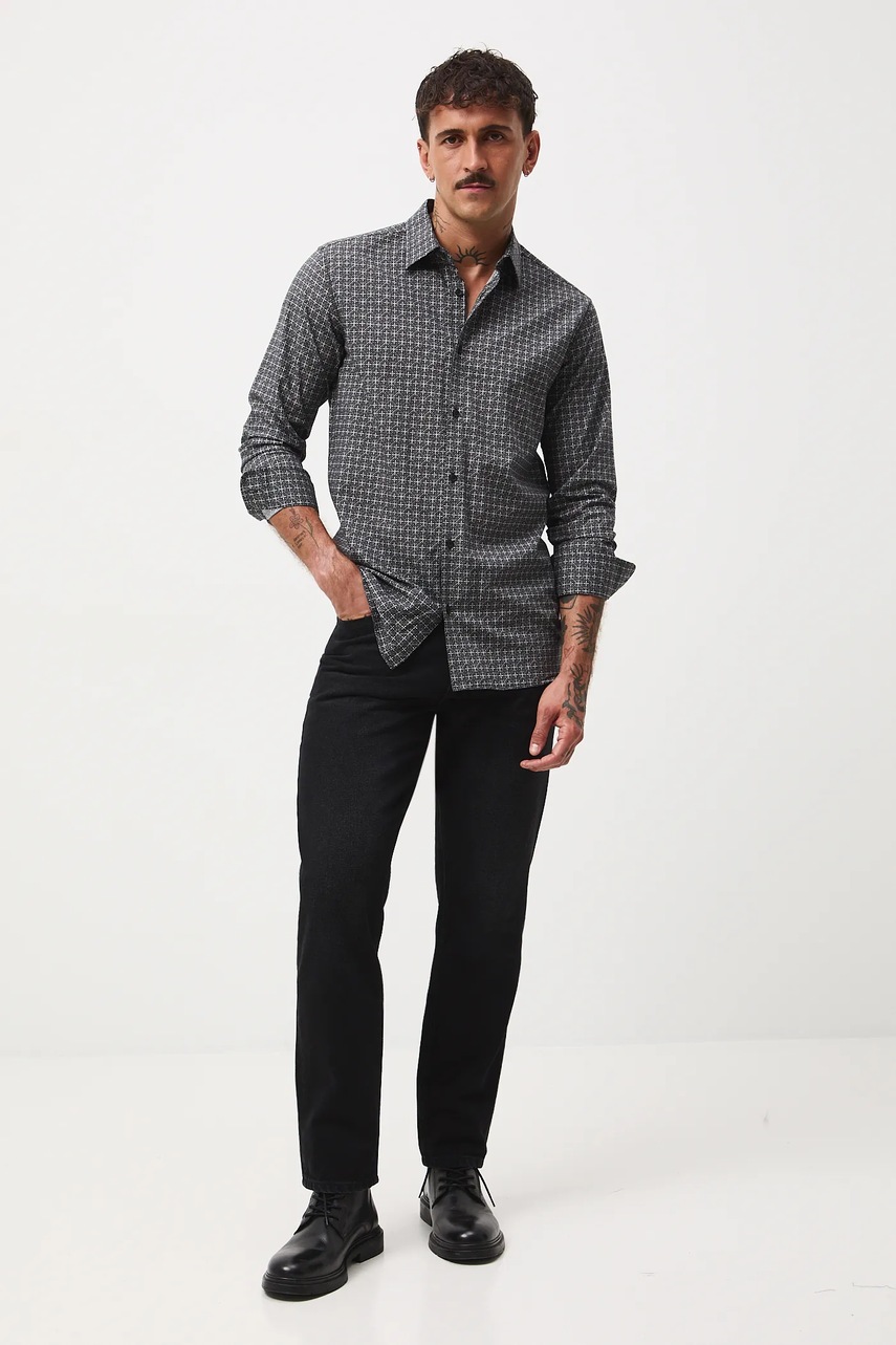 Рубашка Medicine цвет чёрный slim классический воротник