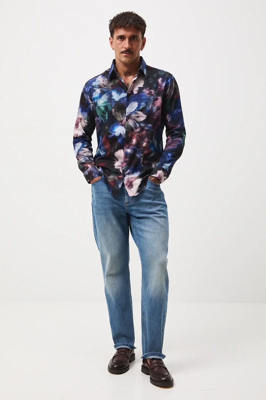 Хлопковая рубашка Medicine regular классический воротник