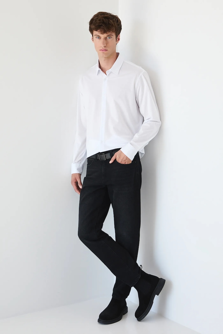 Medicine camasa din bumbac culoarea alb Medicine camasa din bumbac culoarea alb