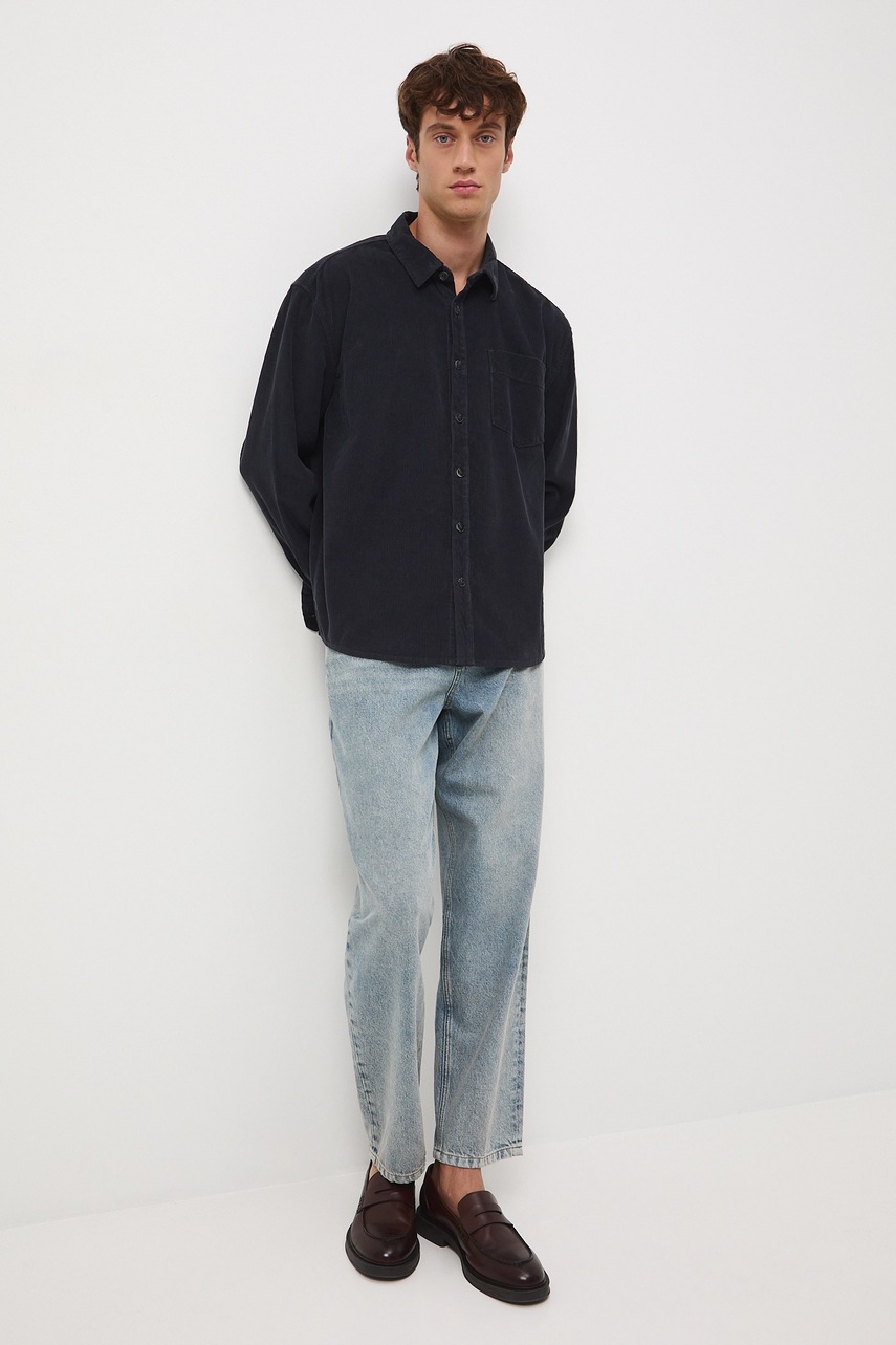 Вельветовая рубашка Medicine relaxed классический воротник