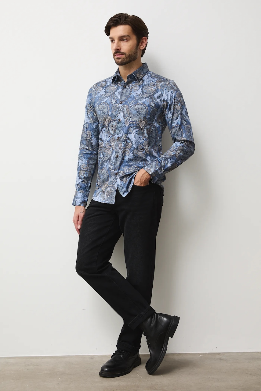 Medicine camasa cu guler clasic, slim