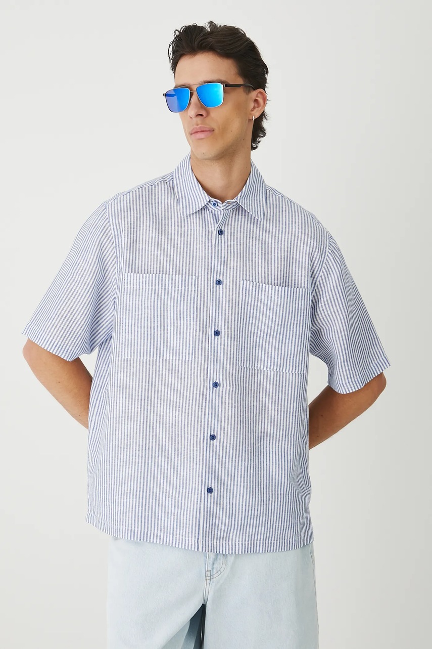 Рубашка Medicine relaxed итальянский воротник