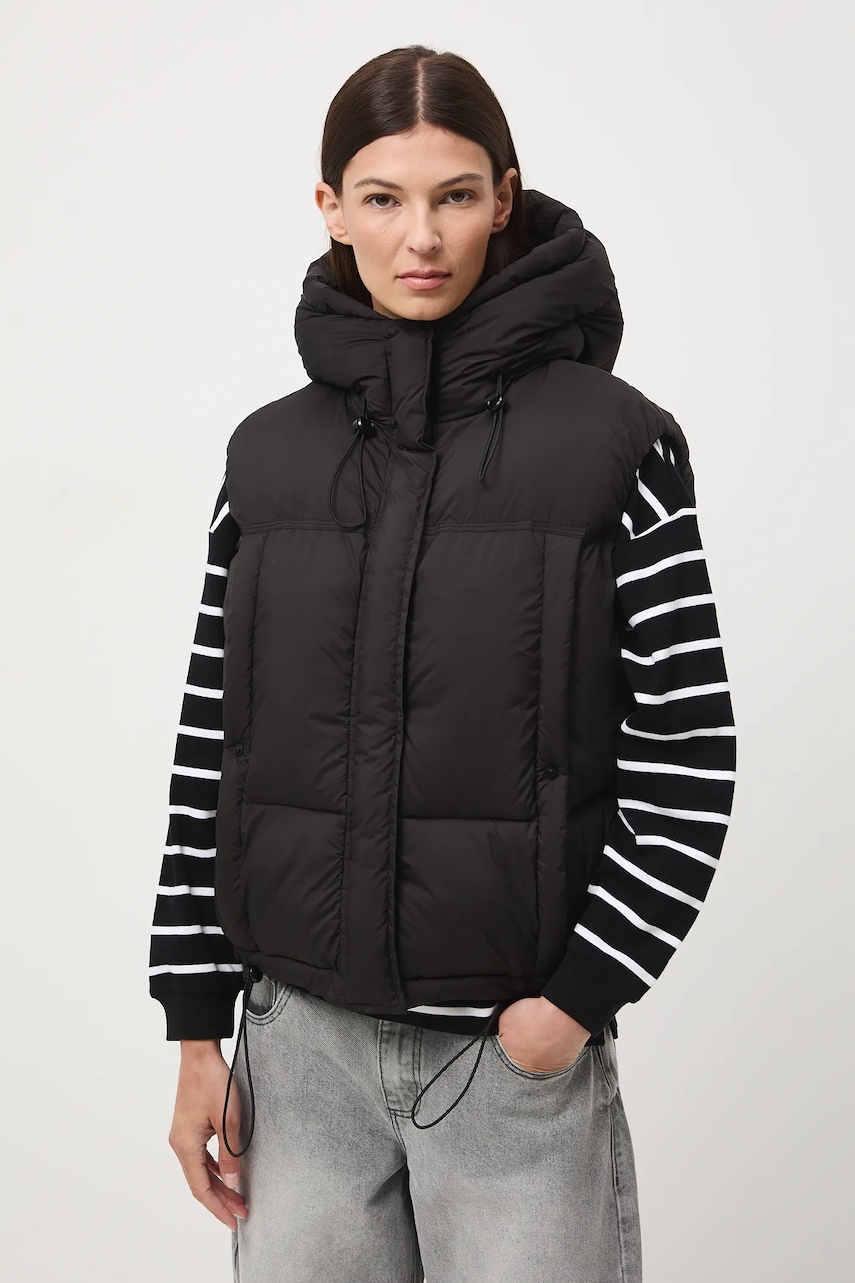 Medicine vestă de damă, culoare neagră, de iarnă