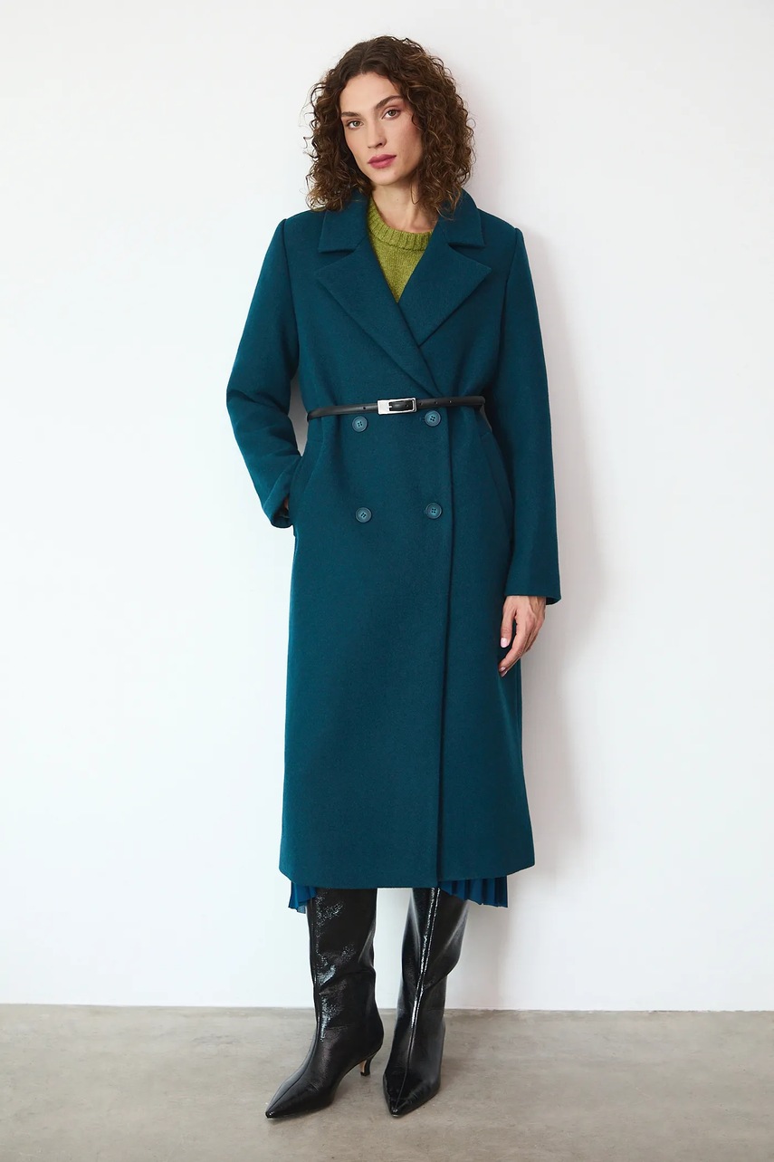 Пальто с примесью шерсти Medicine цвет зелёный