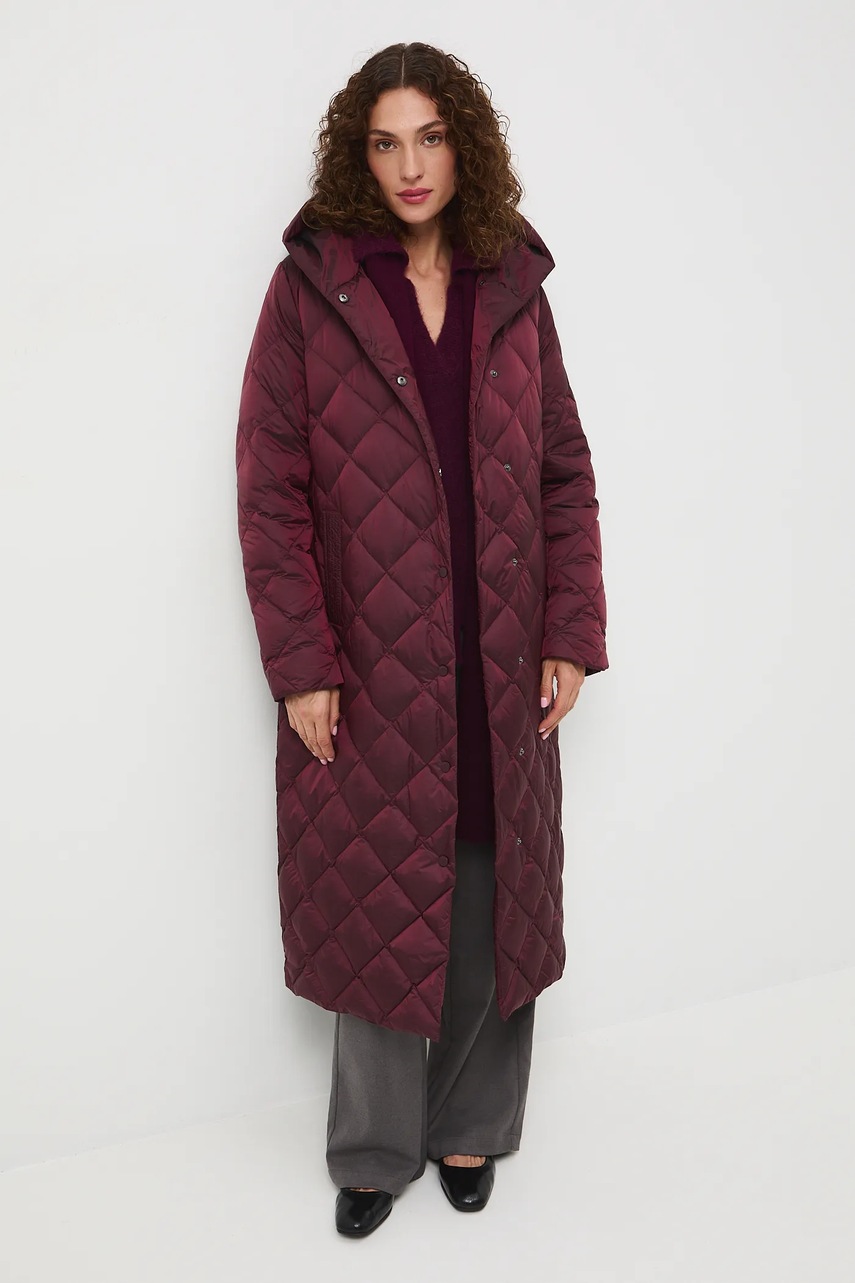Пуховое пальто Medicine цвет бордовый