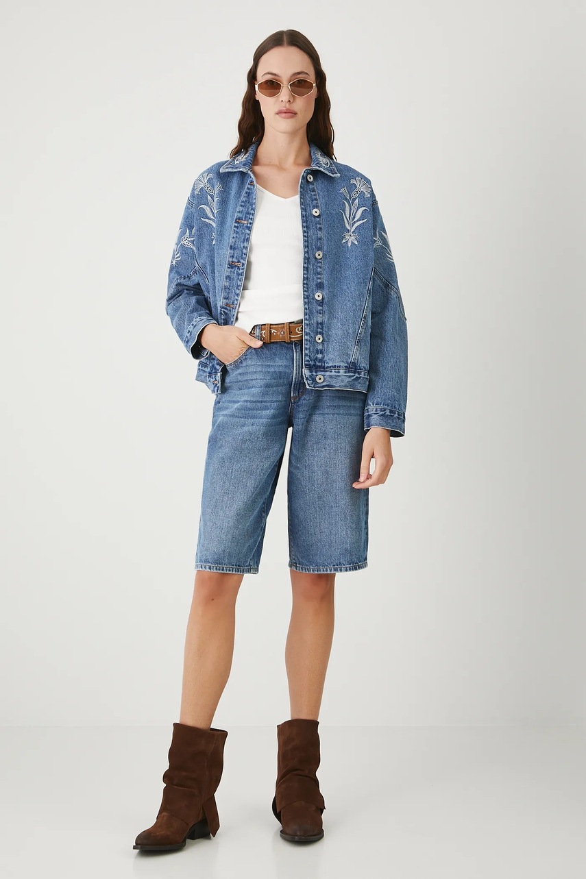 Джинсовая куртка Medicine переходная oversize