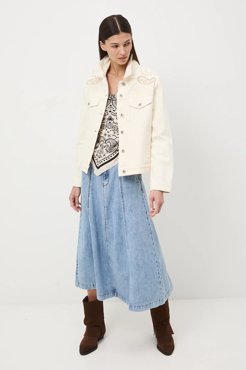 Medicine jachetă pentru femei, din denim