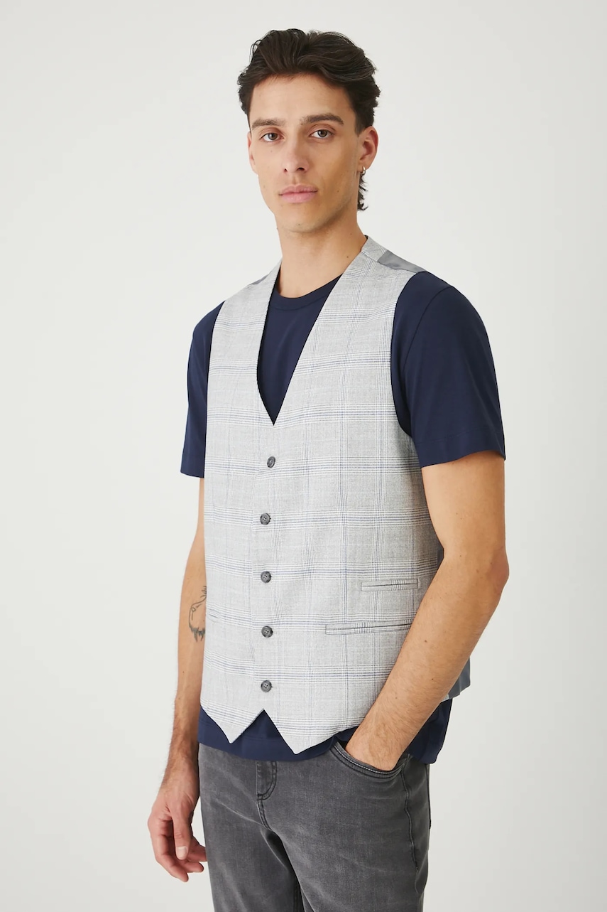 Medicine vestă culoarea gri